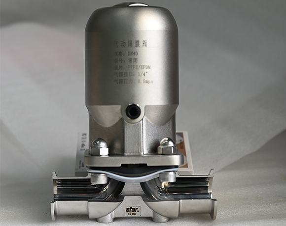 Diaphragm valve pneumatic
